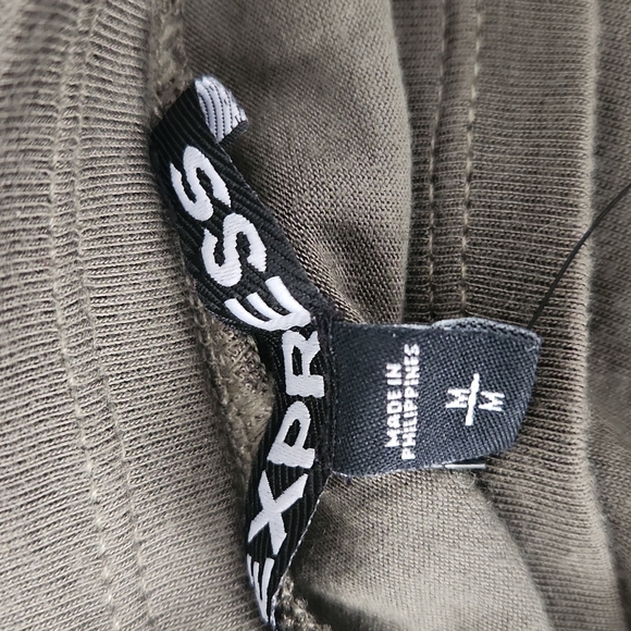 Express Olive Green High Low Wrap Skirt in Medium - Picture 4 of 5